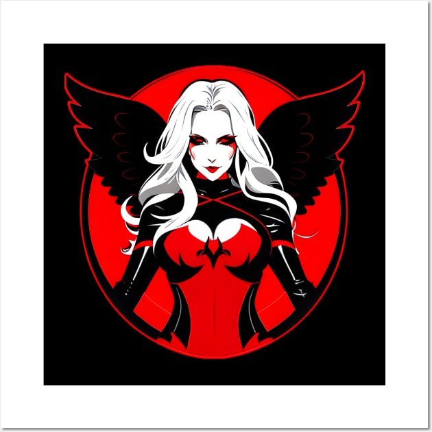 Dark angelic presence Wall Art by DNT Designs